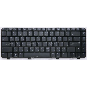 Keyboard HP/Compaq G7000, C700 (PK1302E0160, V071802AS1, 454954-251) черная матовая русифицированная