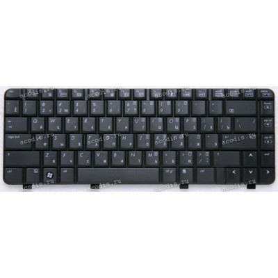 Keyboard HP/Compaq G7000, C700 (PK1302E0160, V071802AS1, 454954-251) черная матовая русифицированная