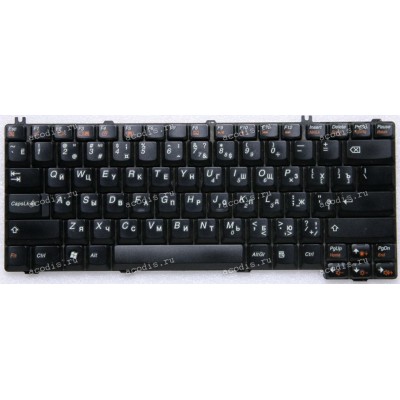 Keyboard Lenovo IdeaPad Y510, Y520 русифицированная, чёрная матовая (25-007583, MP-0690, 04GNE31KRU00LV)