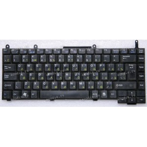 Keyboard RoverBook Explorer H575, H576L русифицированная, чёрная матовая (20034700388, AEE11MD7011, K020346H1)
