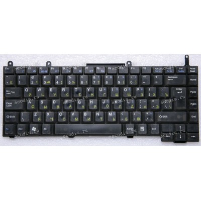 Keyboard RoverBook Explorer H575, H576L русифицированная, чёрная матовая (20034700388, AEE11MD7011, K020346H1) 
