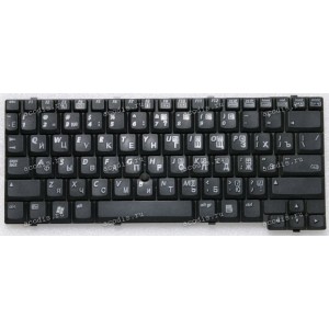 Keyboard Compaq nc4000 чёрная матовая, русифицированная (332940-251, 325530-251)