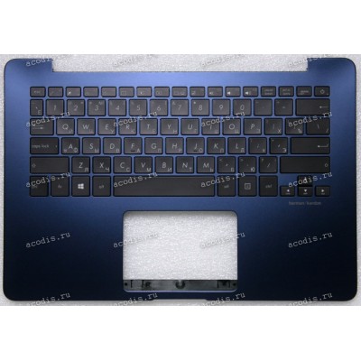 Keyboard Asus UX430UQ-2B синий металлик, русифицированная  (90NB0DS5-R31RU0)+ Topcase 