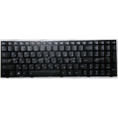 Keyboard Lenovo IdeaPad Y500 чёрная с красной подсветкой, русифицированная  (25205449, PK130RR2A05, Y590-RU, HMB3354TLA12, 25205419, MP-12B53SUJ686)