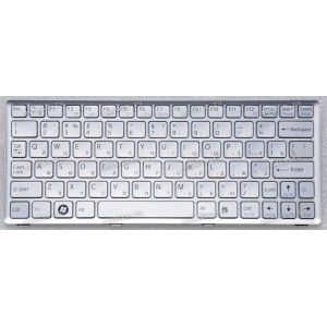 Keyboard Sony VPC-W серебристая в серебристой рамке матовая русифицированная (148748161, AESY2700010, 0044905, N860-7882) Keyboard Sony VPC-W серебристая в серебристой рамке матовая русифицированная (148748161, AESY2700010, 0044905, N860-7882)
