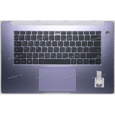 Keyboard Huawei Honor MateBook D 15 Intel BoB-WAI9, MagicBook X 15 BBR-WAI9 2021AP3137 серая, русифицированная (02353LSB , BohrK-WAQ9AR, BohrK-WAQ9BL, 9Z.NG25H.00R, QA29462078002460)+Topcase