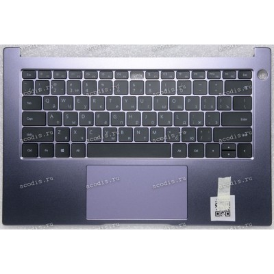 Keyboard Huawei Honor MateBook D 14 MX250 i5 NbB-WAH9 серая, русифицированная (02353LUH, NOBELK-WAQ9BR, 2H-BCQRUH80121, PF2769209L000641)+Topcase