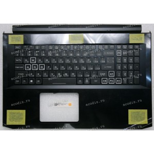 Keyboard Acer Nitro 7 AN715-51 чёрная матовая, подсветка, русифицированная (6B.Q5EN2.005, LG5P_N90BRL, NK.I1513.0NA, NKI15130NA, NKI1513173, 019050E9K201, LG05P_N90B3L, AM326000110-SSH3, 6BQ5EN2005, AM2K4000500, WK2013, PK133361C04, ACM18K3/3SU)+Topcase