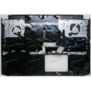 Keyboard Acer Nitro 7 AN715-51 чёрная матовая, подсветка, русифицированная (6B.Q5EN2.005, LG5P_N90BRL, NK.I1513.0NA, NKI15130NA, NKI1513173, 019050E9K201, LG05P_N90B3L, AM326000110-SSH3, 6BQ5EN2005, AM2K4000500, WK2013, PK133361C04, ACM18K3/3SU)+Topcase