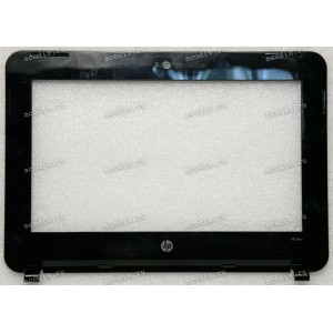 Верх. кр. рамка HP Mini 110-3000 чёрный глянец (607749-001)