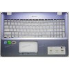 Palmrest Asus X542U металлик синий верх (13N1-26A0711, 13N1-26A0702, 13NB0FD2AP0311, 13NB0FD2AP0301, 13N1-26A0701)