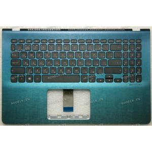 Keyboard Asus S530U, S530UN, X530FN, X530UA, X530UF, X530UN-1A голубой русифицированная (90NB0IA1-R32RU0)+Topcase