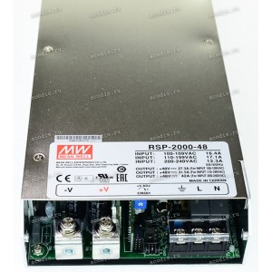 БП Mean Well RSP-2000-48 - 48V 42A 2000W 90...264В AC, 127...370В DC 2016Вт