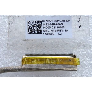 LCD eDP cable Asus GL702VM, GL702VS, GL702VT, GL702ZC (p/n 14005-02110400) 40 pin 