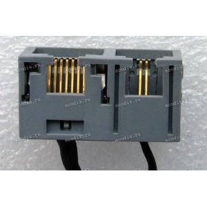 RJ-45 & RJ-11 & cable Sony VGN-FE (p/n: 073-1001-1887) 2 pin, 340 mm; 8 pin, 270 mm