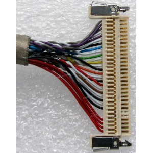 LCD LVDS шлейф мониторный 30 pin, длина 160 mm Asus LCD Monitor VH222H, VH222HL, VH222H-P, VH232D, VH232H, VH232S, VH236H, VH236HL-P, VH242H, VH242HL, VH242HL-P (p/n 14G14B048100)