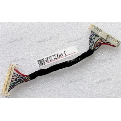 LCD LVDS шлейф мониторный 30 pin, длина 110 mm Asus LCD Monitor VG23AH (p/n 14004-00780000)