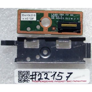 Fingerprint sensor Lenovo IdeaPad B460, B560, V560 & holder (p/n 55.4JW04.001, 48.4GV23.011)