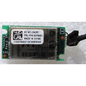 Bluetooth module & cable Broadcom BCM92046 Lenovo IdeaPad Y450 (p/n: FRU 43Y6491)