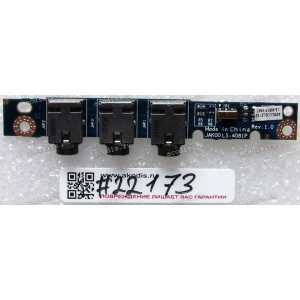 Audio board HP Pavilion dv4-1000, dv4-2000, dv7-1000 (p/n: JAK00 LS-4081P) REV 1.0