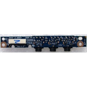 Audio board HP Pavilion dv4-1000, dv4-2000, dv7-1000 (p/n: JAK00 LS-4081P) REV 1.0