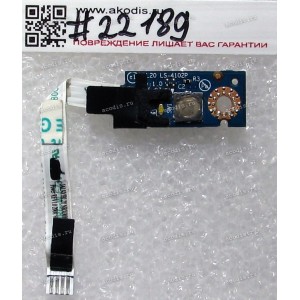 Power Button board & cable HP Pavilion dv4-1000 (p/n JBL20 LS-4102P, 4559KF32L01C2)
