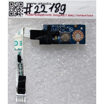 Power Button board & cable HP Pavilion dv4-1000 (p/n JBL20 LS-4102P, 4559KF32L01C2)