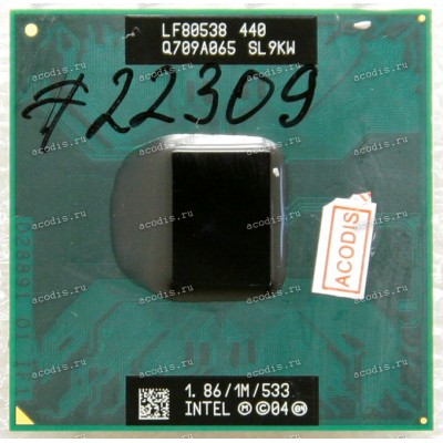 Процессор Socket M (mPGA478MT) Intel Core M 440 (SL9KW) (1.87GHz=133MHz x 14, 1MB, 65nm