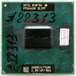 Процессор Socket P (PGA-478) Intel Core 2 Duo T9600 (p/n: SLG9F) (2.80GHz=266MHz x 10,5, 2Mb, 45nm