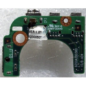 USB & Firewire & S-Video board Toshiba Satellite M45 (p/n V000051080, 6050A200380) USB & Firewire & S-Video board Toshiba Satellite M45 (p/n V000051080, 6050A200380)