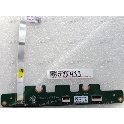 TouchPad Mouse Button board & cable Toshiba Satellite L750, L750D, L755, L755D (p/n: DA0BL6TR6H0) REV:H