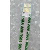 FFC шлейф 6 pin прямой, шаг 0.5 mm, длина 75 mm Sony SVP13 (V270) (p/n A-1964-081-A)