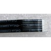 FFC шлейф 6 pin прямой, шаг 1.0 mm, длина 130 mm TouchPad Lenovo IdeaPad G570, G575 (p/n NBX0000SK00) BLACK