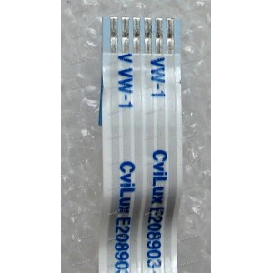 FFC шлейф 6 pin обратный, шаг 1.0 mm, длина 80 mm TouchPad Toshiba Satellite L670, L675 (p/n NALAA NBX0000PA00 CVTP REV 1.0) FFC шлейф 6 pin обратный, шаг 1.0 mm, длина 80 mm TouchPad Toshiba Satellite L670, L675 (p/n NALAA NBX0000PA00 CVTP REV 1.0)