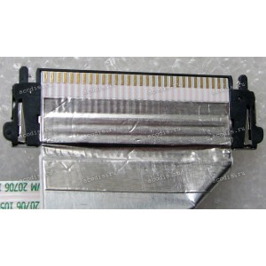 LCD LVDS FFC шлейф мониторный 30 pin прямой, шаг 1.0 mm, длина 270 mm Asus LCD Monitor VX238H, VX238H-P, VX238H-W (p/n 14004-01200800), с замком с одной стороны