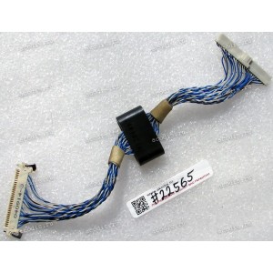 LCD LVDS шлейф мониторный 30 pin, шаг 1.0 mm, длина 160 mm Samsung SyncMaster 710v (p/n 040914-3)