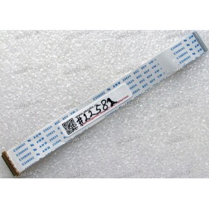 LCD LVDS FFC шлейф мониторный 30 pin прямой, шаг 0.5 mm, длина 140 mm, с замком с одной стороны