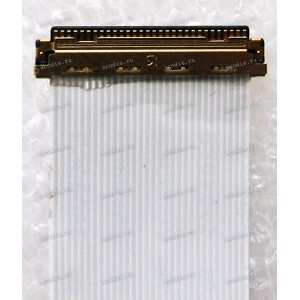 LCD LVDS FFC шлейф мониторный 30 pin прямой, шаг 0.5 mm, длина 140 mm, с замком с одной стороны