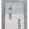 FFC шлейф 30 pin прямой, шаг 0.5 mm, длина 80 mm ViewSonic VE710b