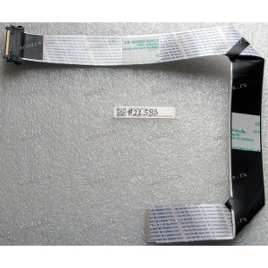LCD LVDS FFC шлейф мониторный 51 pin прямой, шаг 0.5 mm, длина 420 mm Asus LCD Monitor VX24AH (p/n 14011-00350300), с замком с одной стороны