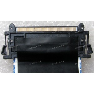 LCD LVDS FFC шлейф мониторный 51 pin прямой, шаг 0.5 mm, длина 420 mm Asus LCD Monitor VX24AH (p/n 14011-00350300), с замком с одной стороны