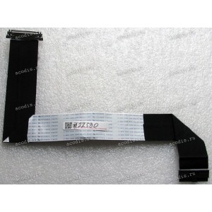 LCD LVDS FFC шлейф мониторный 30 pin обратный, шаг 1.0 mm, длина 300 mm Acer LCD Monitor ET221Q, ET241Y (p/n 50.T99M2.001), с замками с двух сторон