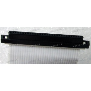 LCD LVDS FFC шлейф мониторный 30 pin обратный, шаг 1.0 mm, длина 230 mm Hanns G HA191, с замками с двух сторон