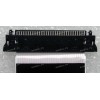 LCD LVDS FFC шлейф мониторный 30 pin обратный, шаг 1.0 mm, длина 370 mm Philips 223V7Q, с замками с двух сторон