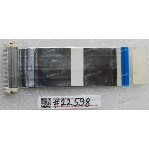 LCD LVDS FFC шлейф мониторный 30 pin обратный, шаг 1.0 mm, длина 100 mm Asus All In One ET2221AGKR, ET2221AGTR, ET2221AUKR, ET2221AUTR, ET2221INKH, ET2221INTH, ET2221IUKH, ET2221IUTH с замком с одной стороны