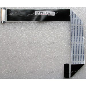 LCD LVDS FFC шлейф мониторный 30 pin обратный, шаг 1.0 mm, длина 350 mm AOC i2480sx, с замками с двух сторон
