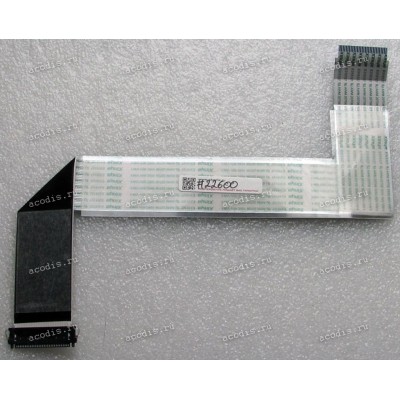 LCD LVDS FFC шлейф мониторный 30 pin обратный, шаг 1.0 mm, длина 340 mm, с замком с одной стороны
