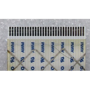 LCD LVDS FFC шлейф мониторный 30 pin обратный, шаг 1.0 mm, длина 160 mm BenQ Q7T5, с замком с одной стороны