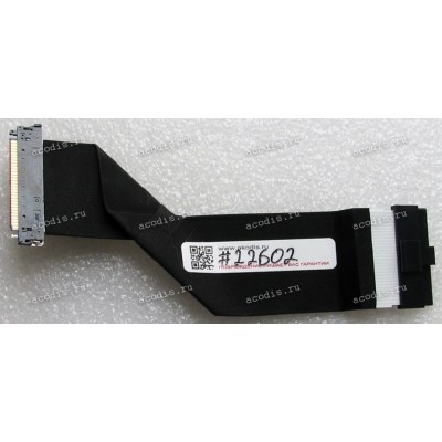 LCD LVDS FFC шлейф мониторный 30 pin обратный, шаг 1.0 mm, длина 160 mm Philips 203V5L, с замками с двух сторон
