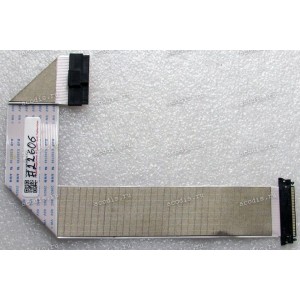 LCD LVDS FFC шлейф мониторный 30 pin обратный, шаг 1.0 mm, длина 270 mm Philips 246E9Q, с замками с двух сторон